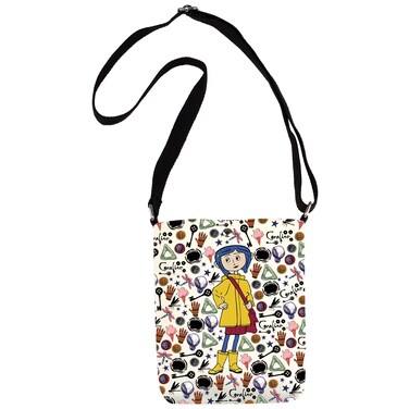 WCGXKO Horror Cartoon Movie Gift Fantasy Makeup Bag Horror Lover Gift Travel Bag Zipper Pouch (Aline XK)