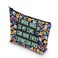 WCGXKO Video Game Gift Sim Game Gift Funny Gaming Zipper Pouch Sims 4 Plumbob Pattern Makeup Bag For Gamer (I WORK HARD)