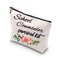 Generic WCGXKO School Counselor Gift Counselor Survival Kit Portable Travel Accessories Toiletry Bag Makeup Bag Talk Less Smile More