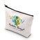 WCGXKO Radiation Therapy Cosmetic Bag Radiation Therapist Gift Leaving Gift for Radiation Therapist (Heart Radiation Therapy)
