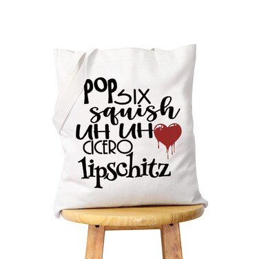 WCGXKO Chicago Musical Inspired Gift Six Squish Uh Uh Cicero Lipschitz Zipper Pouch Cosmetic Bag (POP SIX)