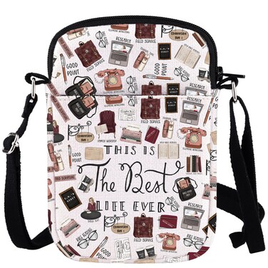 WCGXKO Pioneer Definition JW Gift Pioneer Crossbody Bag Gifts For Pioneer Jehovah's Witness JW Canvas Crossbody Bag (The Best LIFE1 CR)