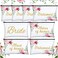 Weewooday 8 Pieces Bridesmaid Makeup Bag Bridesmaid Proposal Gifts Canvas Makeup Bags Matron of Honor Bridal Cosmetic Bag Maid of Honor Bridesmaids Present for Brides Wedding Parties