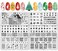 Whaline 6 Pieces Christmas Nail Art Stamping Plates Kit Christmas Tree Snowflakes Gingerbread Sweater Image Stamp Templates Holiday Nail Art Plates for Xmas DIY Print Manicure Salon Design Gift