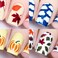 Fall Autumn Nail Vinyl Stencils 4pcs (Fall, Clouds, Pumpkin, Autumn) for Nail Art Design