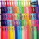 WILLBOND 200 Pieces Elastic Knotted Hair Ties Colorful Ribbon Hair Bands No Crease Ponytail Holders Multicolor Fold over Accessories for Women