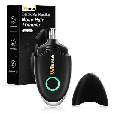 Ear and Nose Hair Trimmer for Men and Women &ndash; Travel Trimmer, High-Precision Nose Shaver, USB Rechargeable, Waterproof, Safe &amp; Quiet Operation, Portable Ear Hair Remover Design