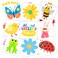 winthrop 240 Pcs Bulk Spring Temporary Tattoos for Kids, Individually Wrapped Waterproof Easter Tattoos, Best Choice for Easter Classroom Gifts Bag Matching Game, 60 Different Designs Flower Butterfly