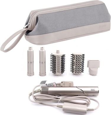 Airwrap Travel Case for Dyson/Shark Flexstyle, Travel Pouch for Dyson Airwrap/Shark Flexstyle Complete Styler and Attachments, Travel Bag for Dyson/Shark Hair Dryer (Dark Gray)