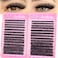wiwoseo Eyelash Clusters Natural Lash Clusters Wispy Lash Clusters 560pcs Cluster Eyelash Extensions 50D+60D Individual Lashes Clusters Lash Extensions Cluster Lashes for DIY at Home (8-18MM)