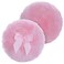 WLLHYF 2 PCS Large Fluffy Powder Puff, 4 Inch Soft Velour Body Powder Puff Round Body Cosmetic Powder Loose Puff Washable Face Powder Puff Wet Dry Makeup Tool
