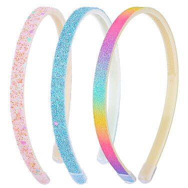 WLLHYF 3pcs Glitter Headband