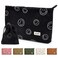 WLLWOO Makeup Bag-2pcs Smile Face Corduroy Cosmetic Bag Zipper Interior Waterproof Pencil Case Coin Purse Travel Toiletry Small Makeup Pouch For Women