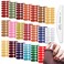 WOKOTO 20 Sheets Nail Polish Strips with Nail File Set Glitter Solid and Simple Solid Nail Polish Wraps Nail Stickers Full Nail Wraps for Women Nails Art Self Adhesive Decals Gel Nail Strips Wraps