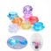 16Pack 5g Refillable Cosmetic Containers, 5 Gram Sample Empty Container Plastic Travel Pot Jar, for Eye Shadow Nails Powder Jewelry Earrings Lotion Cream Make-up Storage (8 Colors, 5ml)