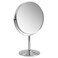 1X 10X Magnifying Makeup Mirror Vanity Mirror for Tabletop, Silver Standing Bathroom Cosmetic Mirror, Portable Double Sided Magnification Mirror