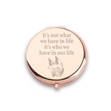 WUSUANED HH Demon Makeup Mirror Radio Demon Inspired Mirror Cartoon Fan Gift Hell Demon Gift