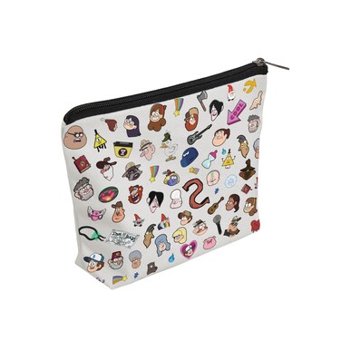 WZJHCL Gravity Falls Makeup Pouch Mystery Shack Cosmetic Bag Mysteries Survival Kit WDW Trip Storage Pouch Bag (Mystic Thing)