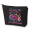 WZMPA Funny Knitting Cosmetic Bag Yarn Collector Gift What Part Don't You Understand Makeup Zipper Pouch Bag Knitter Merchandise (Don't Understan BL)