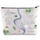 WZMPA Rome City Map Cosmetic Bag Italy Travel Souvenir Gift Long Distance Relationship Makeup Zipper Pouch Bag Merchandise