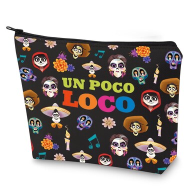 WZMPA Coco Miguel Cosmetic Bag Hector Fans Gift Un Poco Loco Musical Makeup Zipper Pouch Bag Miguel Merchandise (un poco loco)