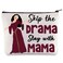 WZMPA Mother Gothel Cosmetic Bag Villain Mother Fans Gifts Skip The Drama Stay With Mama Gothel Makeup Zipper Pouch Bag Mother Gothel Merchandise (skip the drama)