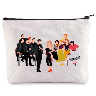 WZMPA Grease Musical Cosmetic Bag Danny And Sandy Fans Gift Grease Character Makeup Zipper Pouch Bag Broadway Grease Merch (Grease Musical)
