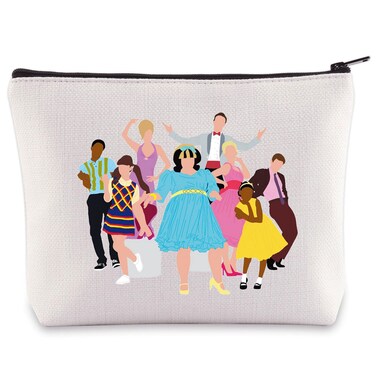 WZMPA Hairspray Musical Cosmetic Bag Tracy Fans Gift Hairspray Character Makeup Zipper Pouch Bag Broadway Hairspray Merch (Hairspray Musical)