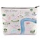 WZMPA New Orleans City Map Cosmetic Bag New Orleans Travel Souvenir Gift New Orleans Long Distance Relationship Makeup Zipper Pouch Bag For Family Friend (New Orleans)