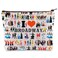 WZMPA Broadway Musical Character Cosmetic Makeup Bag Musical Theatre Fans Gift You Are Braver Stronger Smarter Than You Think Musical Zipper Pouch Bag
