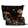 Mushrooms Makeup Bag Cosmetic Bag for Women,1Pcs Large Capacity Makeup Bags and 1Pcs Pencil Case Makeup Brushes Storage Bag Travel Toiletry Bag Organizer