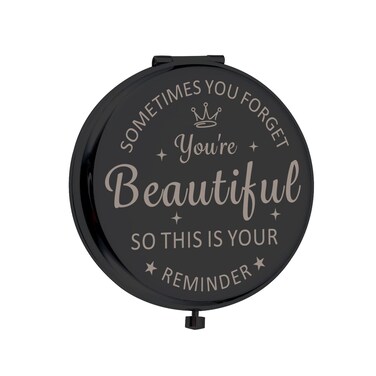 XPENMULBOJA Easter Basket Stuffer for Teen Girls Gifts for Women, Easter Basket Stuffer for Adult, Inspirational Gifts for Daughter Friends Compact Mirror for Girlfriend Pocket Mirror Women Gifts