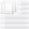 Xuniea 100 Pcs Mini Clear Makeup Bag PVC Small Travel Toiletry Organizer Pouches Bulk Waterproof Transparent Plastic Cosmetic Bag with Zipper for Women Men Travel(9.8'')
