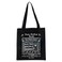XYANFA Glmore Girl Inspired Shopping Bag Tv Show Fans Gift Best Friend Gift Stars Hollow Books Tote Bag (Stars Hollow tote black)