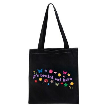 XYANFA Singer Makeup Bag Fans Gift singer Cosmetic Bag for Girls Music Lover Gift (brutal out here tote bag)