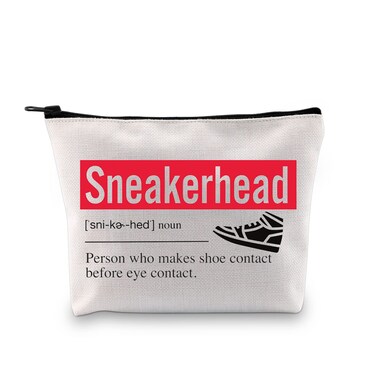 XYANFA Sneakerhead Makeup Bag Sneaker Collector Gift Sneakerhead Gifts For Women Shoes Lover Sneaker Addict Cosmetic Bag (Sneakerhead noun)