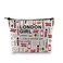 XYANFA London Gifts For Girl London Makeup Bag London Travel Bag London Trip Vacation Gift London England Souvenirs Gift London Zipper Pouch (LONDON GIRL (noun))