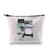 XYANFA Anesthesia Makeup Bag Anesthesiologist Gift Anesthesia Tech Week Gift Anesthetist Nurse Doctor Cosmetic Bag MAC-nificient (you are MACnificent)