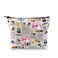 XYANFA Annie Bridesmaids Movie Makeup Bag Movie Fans Gifts Cosmetic Bag Bridesmaid Gift For Bride Sisters Bridal Party Wedding (Cotton, WELCOME TO GERMANY)