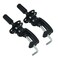 2 Pcs Wig Clamp Wig Head Stand Wig Head Holder Mannequin Manikin Head Stand Training Head Stand (Black)