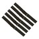 5 Pieces Black Adjustable Wig Elastic Bands Adjustable Elastic Wig Straps for Making Wig Cap Accessories (2.5cm)