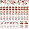 36 Pcs 3D Cherry Nail Charms Cherry Rhinestones 3D Shiny Gems Glitter Studs Nail Slices for Women Jewelry Making Crafts(6 x 5.5 mm,Pink, Red)