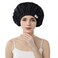 Years calm Reusable Waterproof Shower Caps for Women, Hair Caps for Showers, Double-Layer Elastic Design, for All Hairstyles, Travel-Friendly (black)
