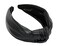 Headbands for Women Black Trendy Head bands for Women's Hair Leather Knotted Headband for Women is a Top Knot Womens Headbands Fashion Designer