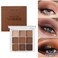 9-Shade Neutral Eyeshadow Palette - Rich Pigmented Matte &amp; Metallic Tones for Everyday Natural Looks, Blendable Longwear Formula (Warm Caramel &amp; Copper Shimmer)