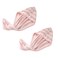 Microfiber Hair Towel Wrap, Quick Dry Hair Turbans with Button, Ultra Soft Thickening Coral Fleece Dry Hair Cap, Anti Frizz Hair Turban Towel for Curly Long Thick Hair (2pcs(Peach Pollen))