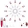YITOU 12Pcs Refillable Empty Lip Gloss Tubes with Wand Applicator, 8ml Lip Balm Containers with Stopper Lip Glaze Bottle Lip Gloss Making Kit for DIY Lipgloss Lipstick Samples Bulk Wholesale