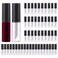 YITOU 50PCS Mini Empty Lipgloss Tube 1.8ml, Refillable Containers Cosmetic Tube Lip gloss Line Lipstick Bottle for Homemade Lip Glaze Kit Liquid Foundation Sample Sizes Cute Bulk Wholesale(0.13oz)