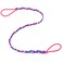 Braided Hair Ties for Long Thick Curly Hair Elastic Spiral Hair Ties for Women Ponytail Holders for Long Hair Gym Swimming Sports(Purple-Red-Blue)