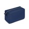Organizer Bag Lightweight Cosmetic Bag with Ring Clasp Perfect Travel Makeup Bag for Women nylon Stand Up Design (Navy Blue/Nylon)